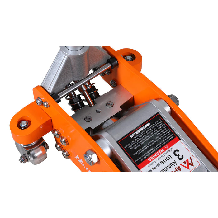 APlusLift 3 Ton Lower profile Full Aluminum Racing Floor Jack, AL350R, alamoequipment.com