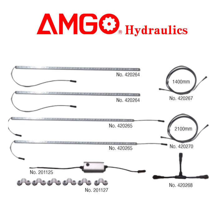 AMGO® Hydraulics 40103 LED Light Kit (4-Post Lifts), Alamo Equipment, TX
