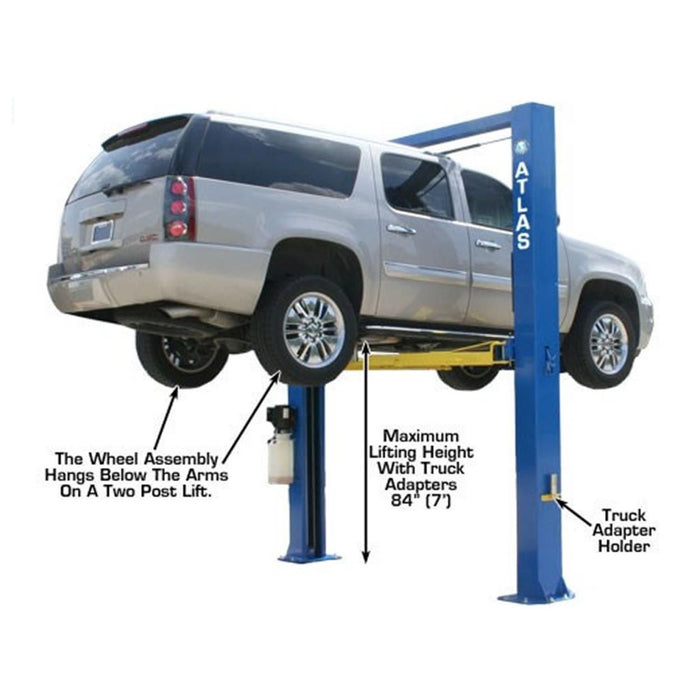 Atlas® OHX10000X Commercial Grade Extra Tall 2-Post Lift 10,000 lb #ATEATTD-OHX10000X-FPD, alamoequipment.com