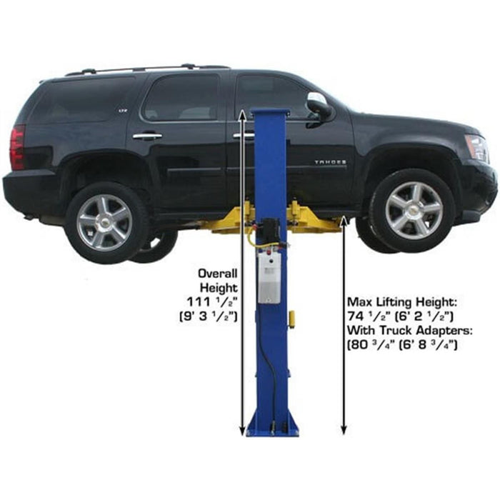 Atlas® 9KBP Floor Base-Plate 2 Post Lift 9,000 lbs #ATEXH-9KBPX-FPD, alamoequipment.com