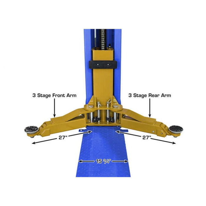 Atlas Equipment Platinum PVL9BP ALI Certified 2-Post Lift 9k lbs. #ATEAP-PVL9BP-FPD, alamoequipment.com