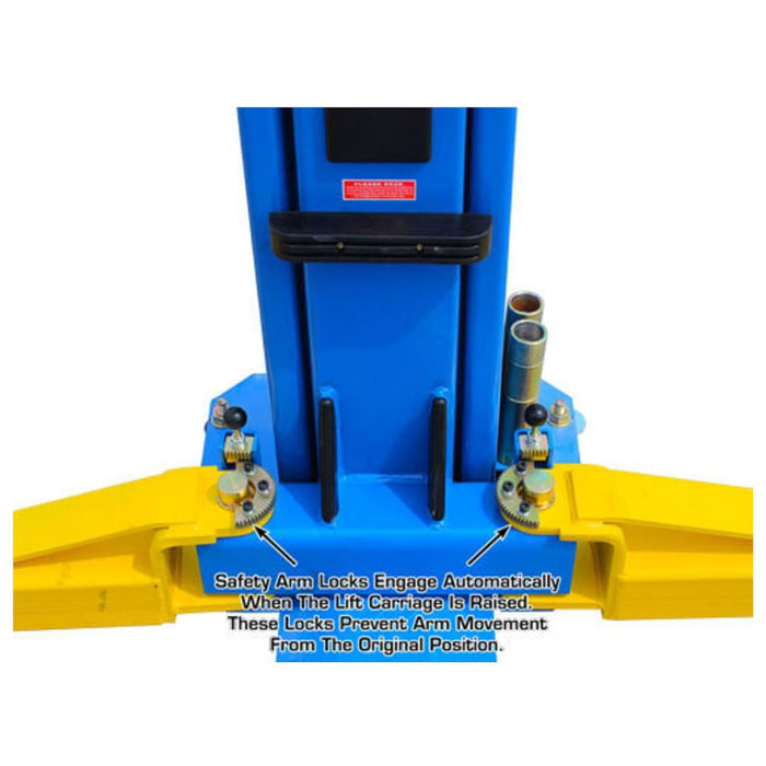 BP10000X Commercial Grade Baseplate 2-Post Lift 10,000 lbs #ATEATTD-BP10000X-FPD, alamoequipment.com