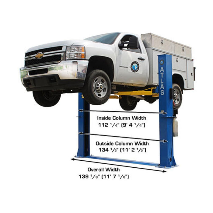 BP10000X Commercial Grade Baseplate 2-Post Lift 10,000 lbs #ATEATTD-BP10000X-FPD, alamoequipment.com