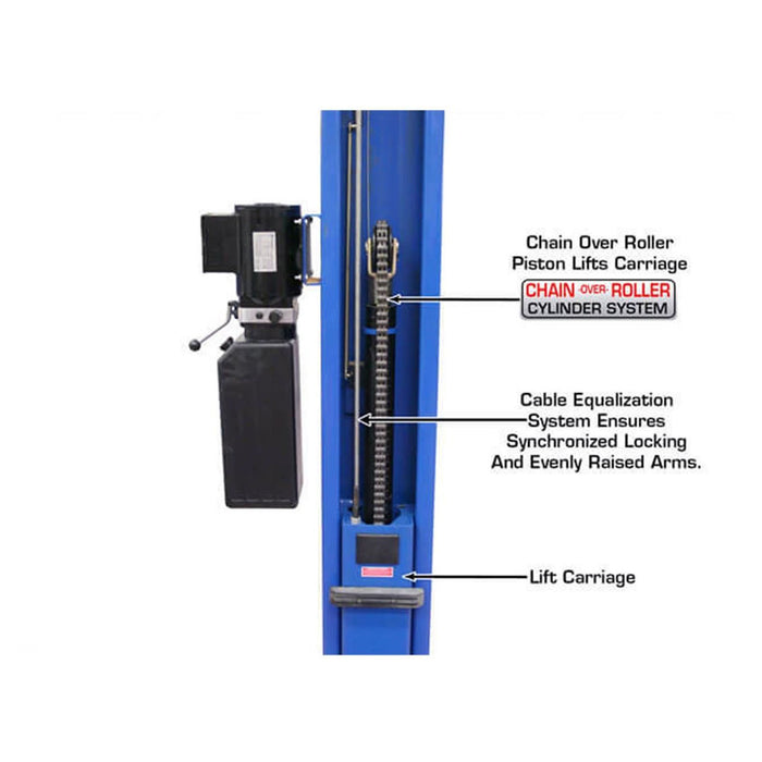 Atlas® BP8000 Floor Base-Plate 2 Post Lift 8,000 lbs #ATEATTD-BP8000-FPD, alamoequipment.com