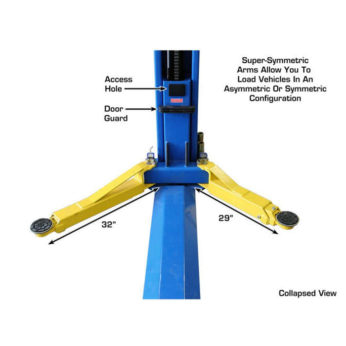 Atlas® BP8000 Floor Base-Plate 2 Post Lift 8,000 lbs #ATEATTD-BP8000-FPD, alamoequipment.com