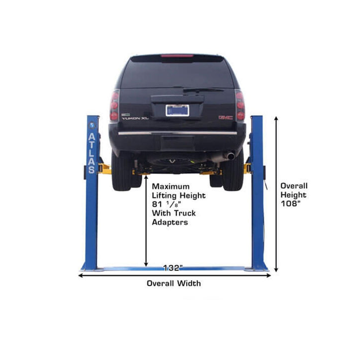 Atlas® BP8000 Floor Base-Plate 2 Post Lift 8,000 lbs #ATEATTD-BP8000-FPD, alamoequipment.com