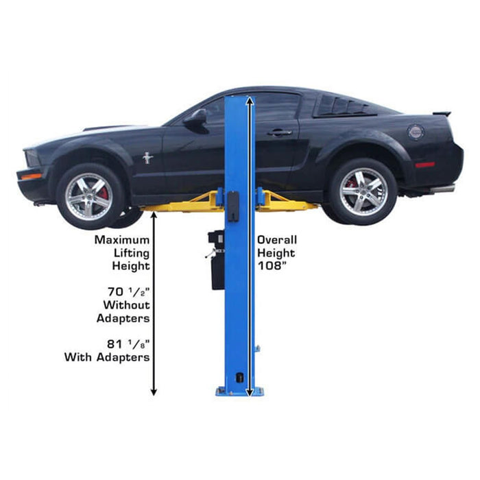 Atlas® BP8000 Floor Base-Plate 2 Post Lift 8,000 lbs #ATEATTD-BP8000-FPD, alamoequipment.com