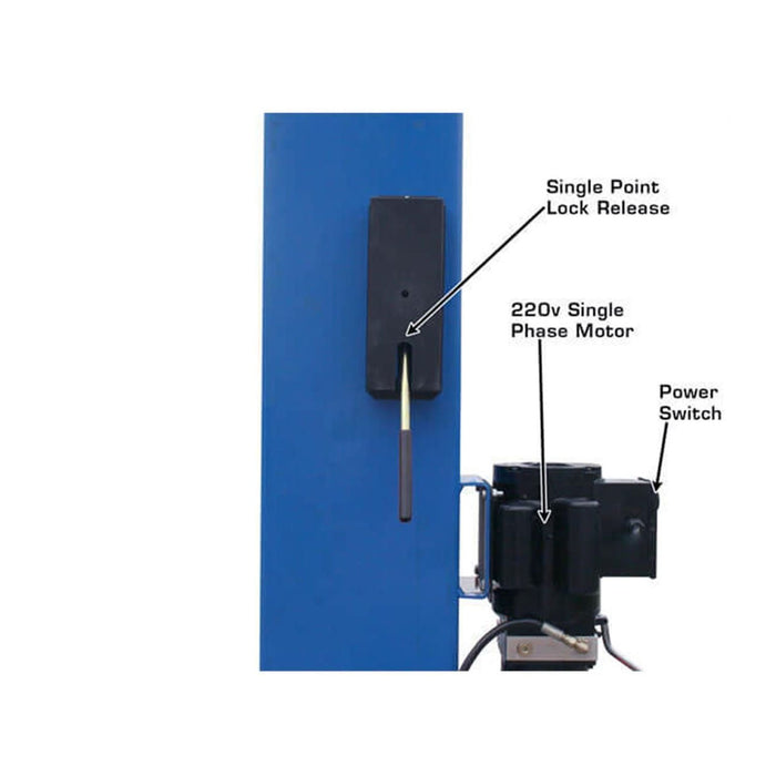 Atlas® BP8000 Floor Base-Plate 2 Post Lift 8,000 lbs #ATEATTD-BP8000-FPD, alamoequipment.com
