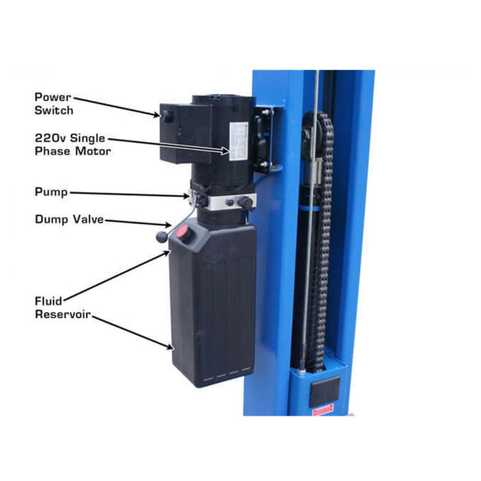 Atlas® BP8000 Floor Base-Plate 2 Post Lift 8,000 lbs #ATEATTD-BP8000-FPD, alamoequipment.com