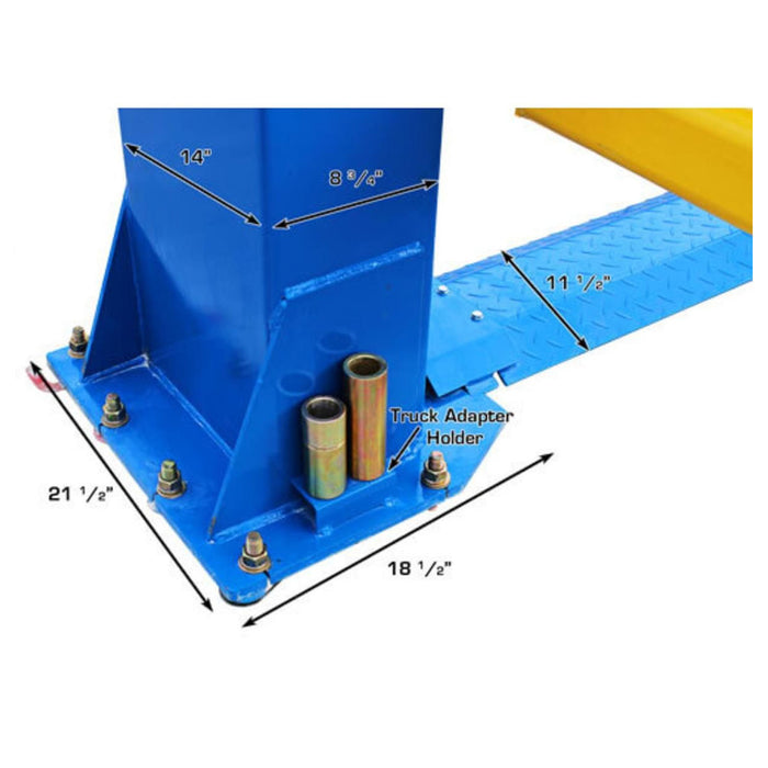 Atlas® BP-12000 HD 2 Post Lift 12K lbs #ATEATTD-BP12000X-FPD, alamoequipment.com