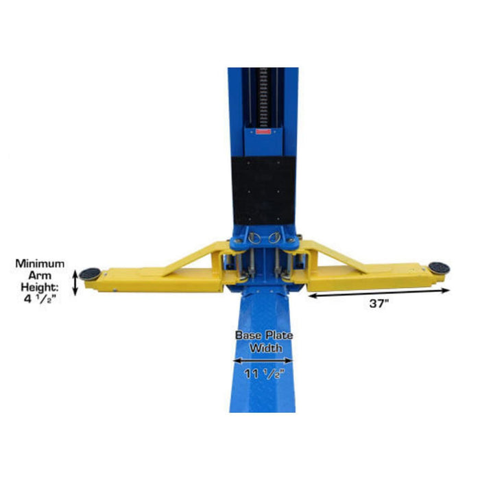 Atlas® BP-12000 HD 2 Post Lift 12K lbs #ATEATTD-BP12000X-FPD, alamoequipment.com