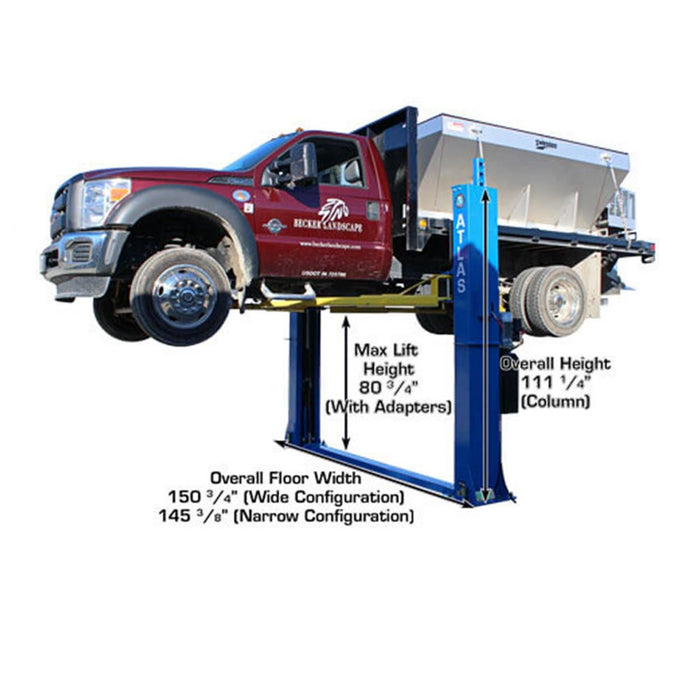 Atlas® BP-12000 HD 2 Post Lift 12K lbs #ATEATTD-BP12000X-FPD, alamoequipment.com
