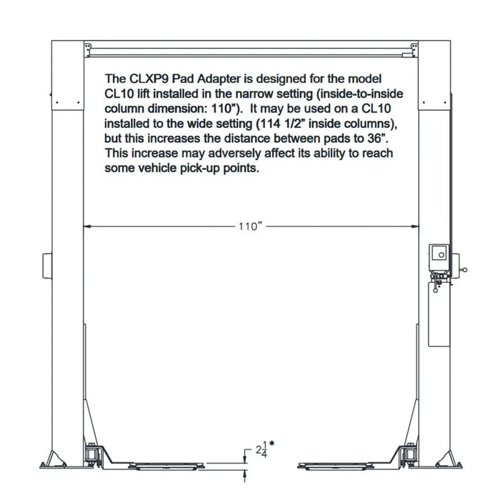 Challenger Low Profile Drive-On Express Pad #CLXP9, Alamo Equipment, TX
