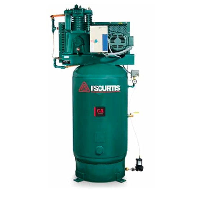 FS-Curtis CA10 120G 10HP Ultra Pack, Vertical Simplex Air Compressor #CA10-VUP, Alamo Equipment, TX