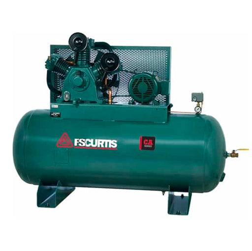 FS-Curtis CA7.5 80G 7.5HP Horizontal Simplex Air Compressor #CA7.5-H, Alamo Equipment, TX