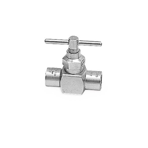 Graco 5000 psi (345 bar) High-Pressure Needle Valve - 1/2 in NPT Ported Valve for Drop-Line Isolation #202869, AlamoEquipment.com