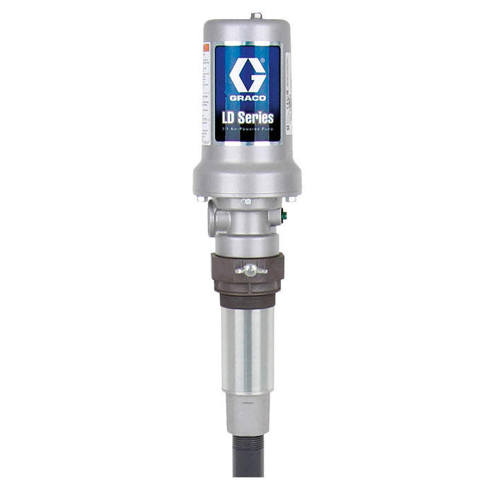 Graco LD Series 3:1 Air Powered Piston Oil Pump - 7.8 GPM w/ Cut to Length Down Tube and Bung Adapter #24G579, AlamoEquipment.com