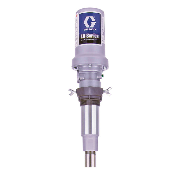 Graco LD Series 5:1 Universal Oil Pump with 275 Gallon Steel Down Tube & Bung Adapter - NPT #24G585, AlamoEquipment.com