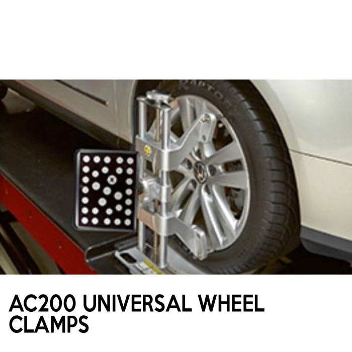 Hofmann GEOLINER® 660 Imaging Wheel Aligner AC200 Universal Wheel Clamps, alamoequipment.com