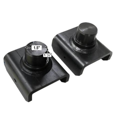 Atlas® Automotive Equipment Frame Adapters, 1 1/2" Peg, 1 pair #ATEATTDP-XSZ-7-6100