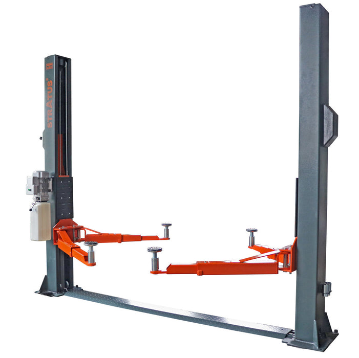 Stratus Floor Plate Open 10k lbs Single Point Manual Release 2-Post Car Lift SAE-F10P, alamoequipment.com