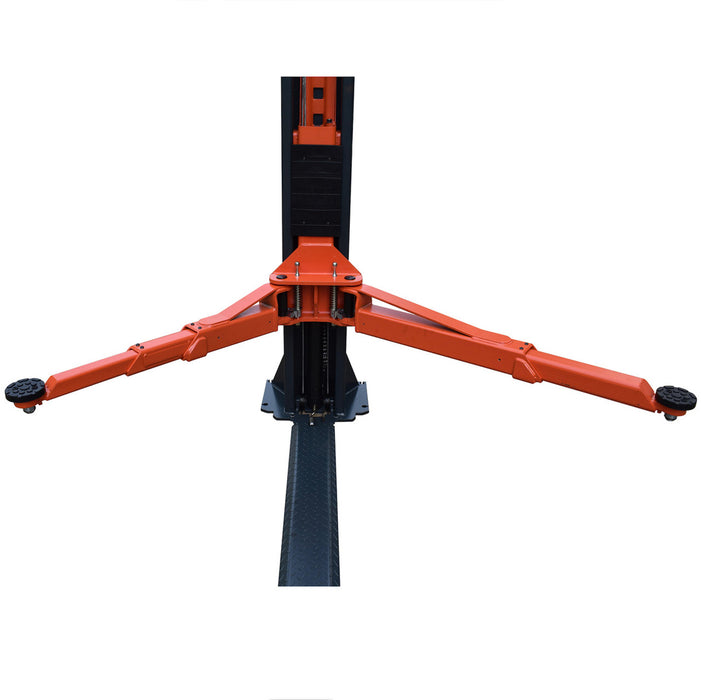 Stratus Extra Wide 10k lbs Single Point Manual Release 2-Post Lift SAE-F10X, alamoequipment.com