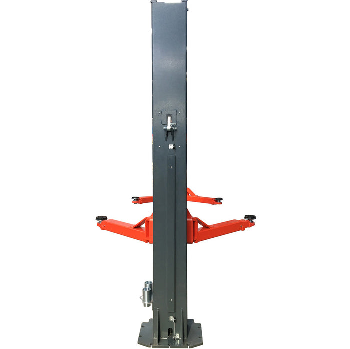 Stratus Extra Wide 12k lbs Single Point Manual Release 2-Post Lift SAE-F12X, alamoequipment.com