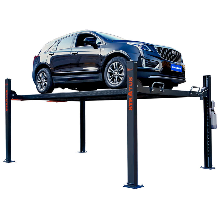 Stratus 4-Post 10k lbs Manual Release Car/Storage Lift SAE-P410, alamoequipment.com