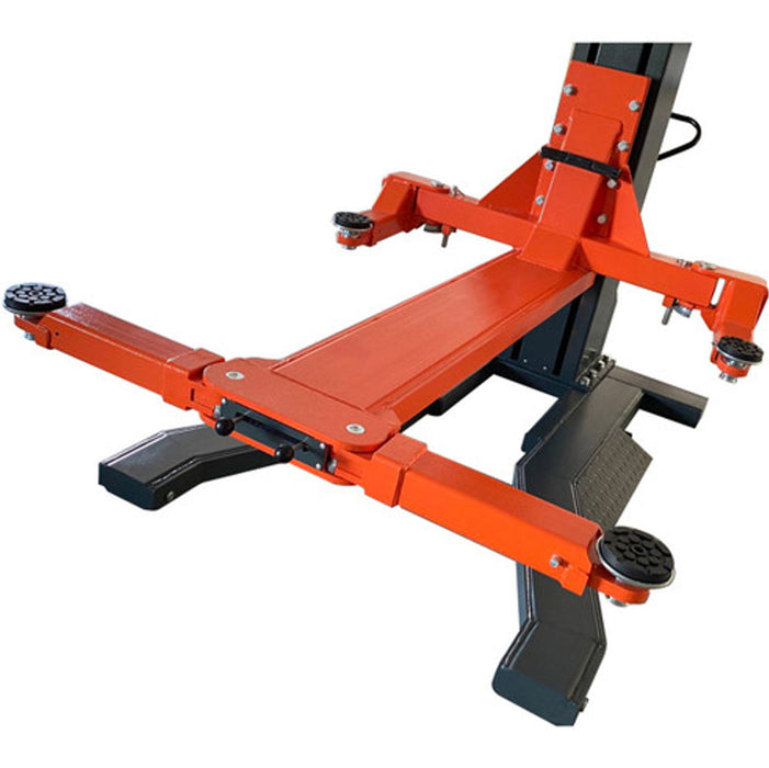Stratus Single Post 6,600 lbs Manual Safety Lock Release Car Lift SAE-S66M, alamoequipment.com
