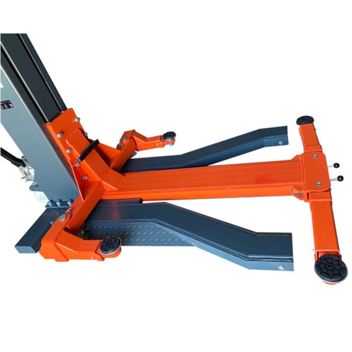 Stratus Single Post 6,600 lbs Manual Safety Lock Release Car Lift SAE-S66M, alamoequipment.com