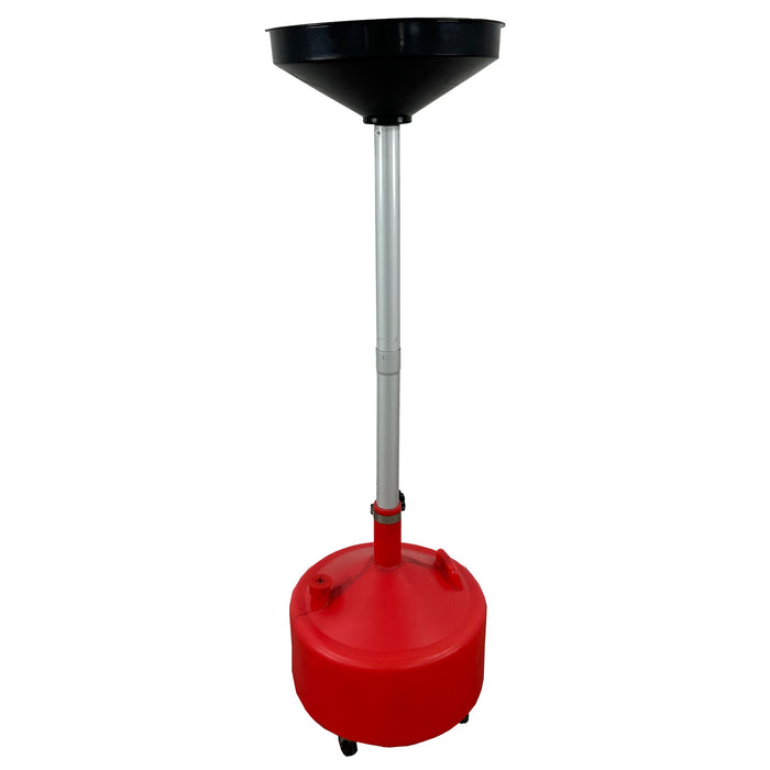 Tuxedo 8-Gallon Plastic Waste Oil Drain w/Wheels #8G-DRAIN, Alamo Equipment, TX
