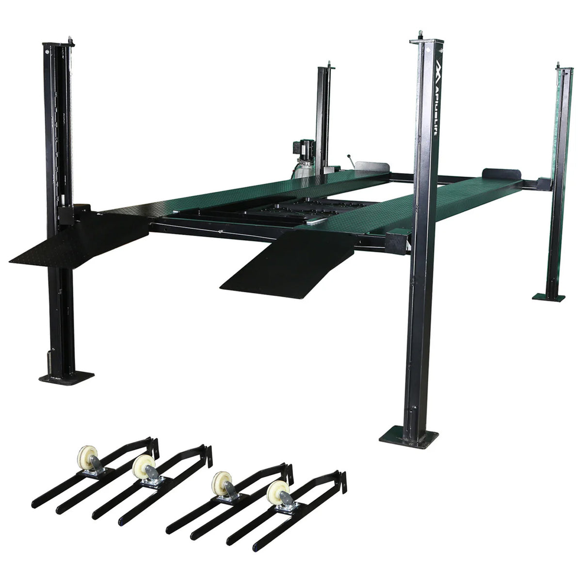 APlusLift 8000LB 4-Post Portable Parking Storage Service Car Lift #HW-8S, alamoequipment.com