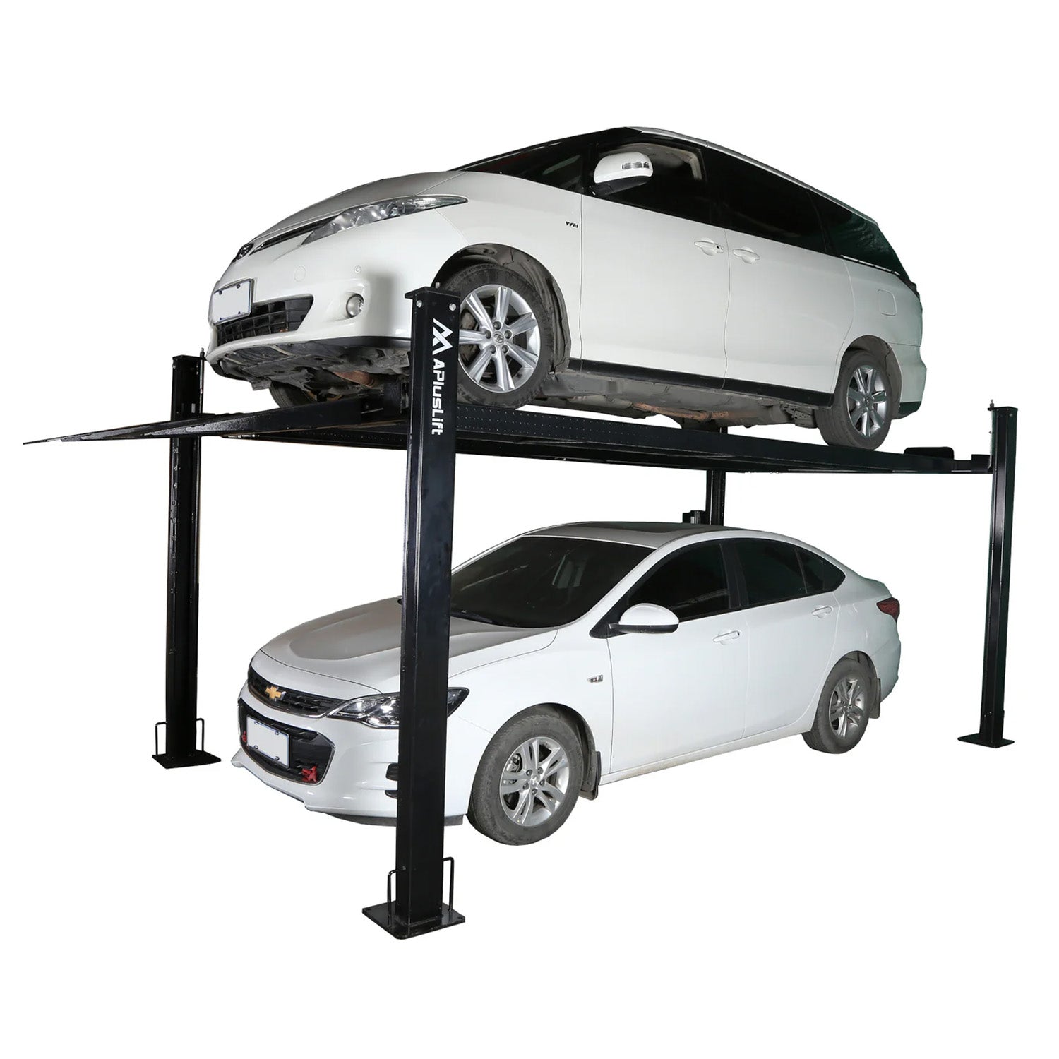 APlusLift 8000LB 4-Post Portable Parking Storage Car Lift #HW-8SXLT