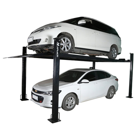 APlusLift 8000LB 4-Post Portable Parking Storage Service Car Lift #HW-8S, alamoequipment.com