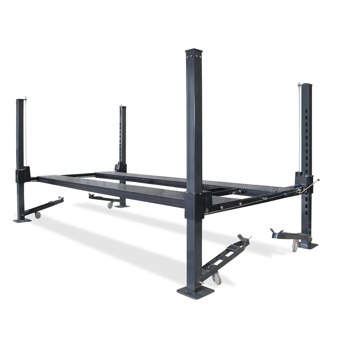 APlusLift 9000LB 4-Post Portable Parking Storage Service Car Lift #HW-D9XLT, alamoequipment.com