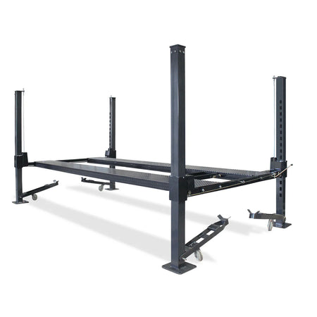 APlusLift 9000LB 4-Post Portable Parking Storage Service Car Lift #HW-D9XLT, alamoequipment.com