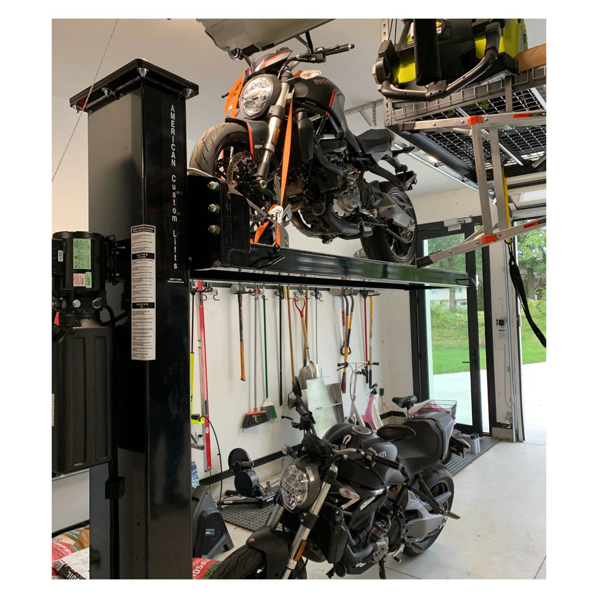 American Custom Lifts SP1500 Motorcycle Parking Lift #SP1500, AlamoEquipment.com