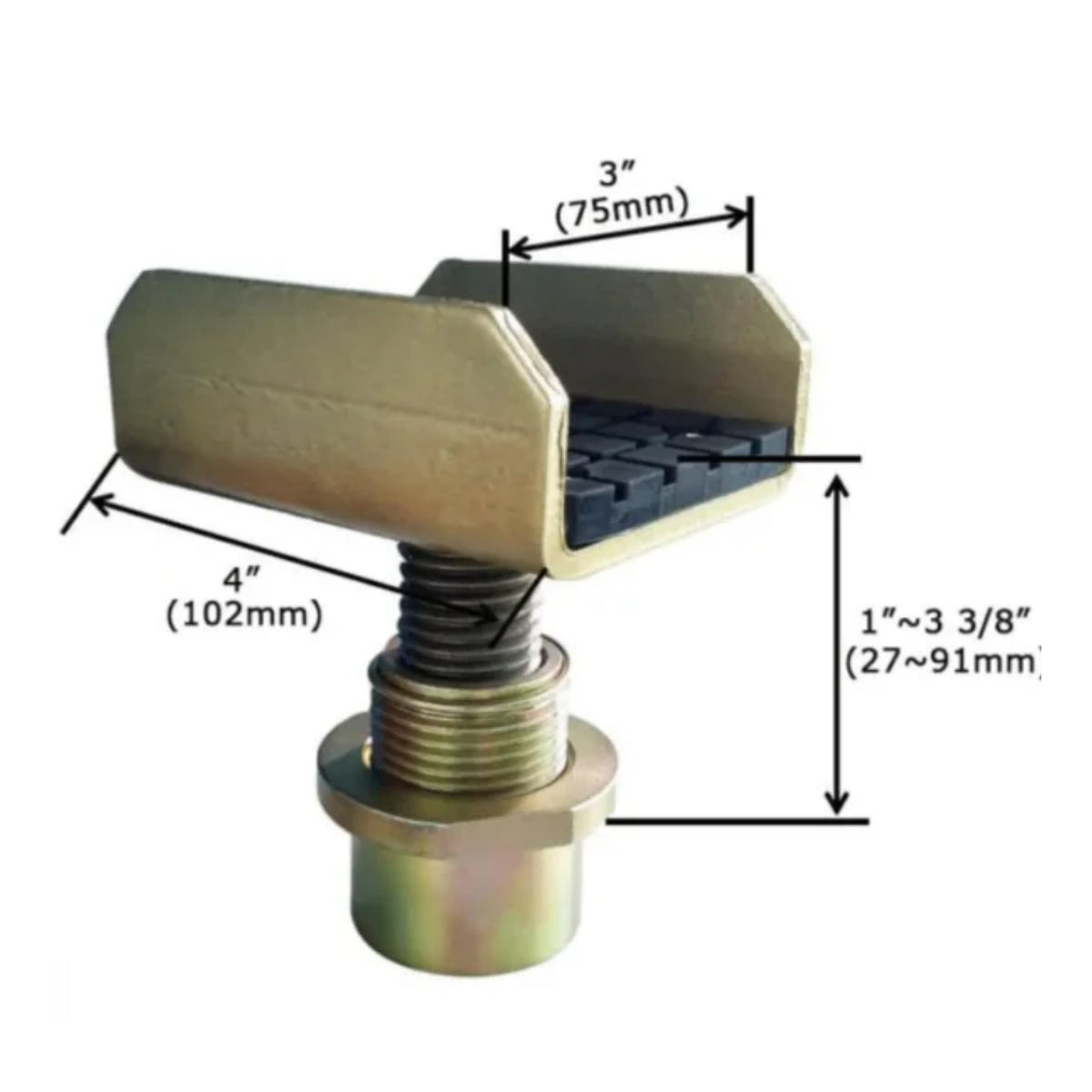 AMGO® Double-Screw Saddle Adapter - SUV/Light Trucks #20804, AlamoEquipment.com