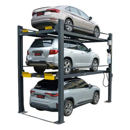 AMGO Triple Four-Post Stacked Parking Lift 4097X, AlamoEquipment.com