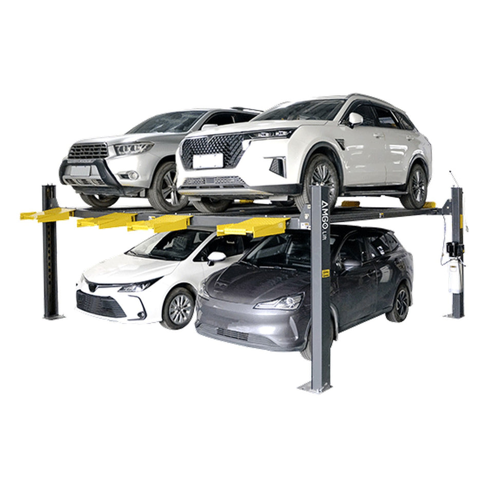 AMGO 9,000 lb Double-Parking Four-Post Lift 409-DPX, AlamoEquipment.com