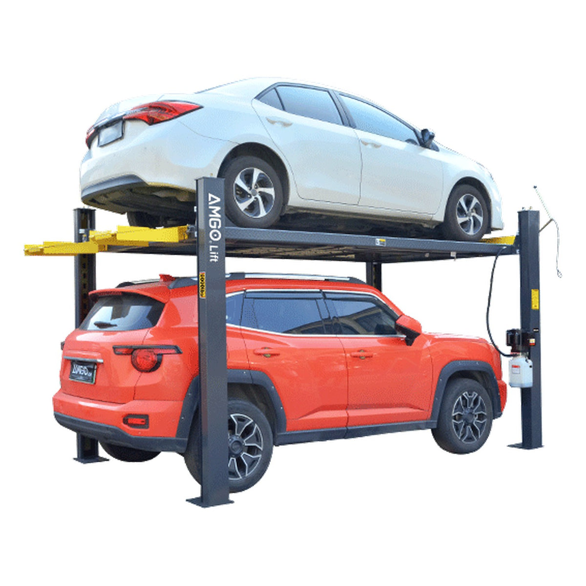AMGO 9,000 lb Pro Four-Post Parking Lift 409-HP, AlamoEquipment.com