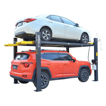 AMGO 9,000 lb Pro Four-Post Parking Lift 409-HP, AlamoEquipment.com