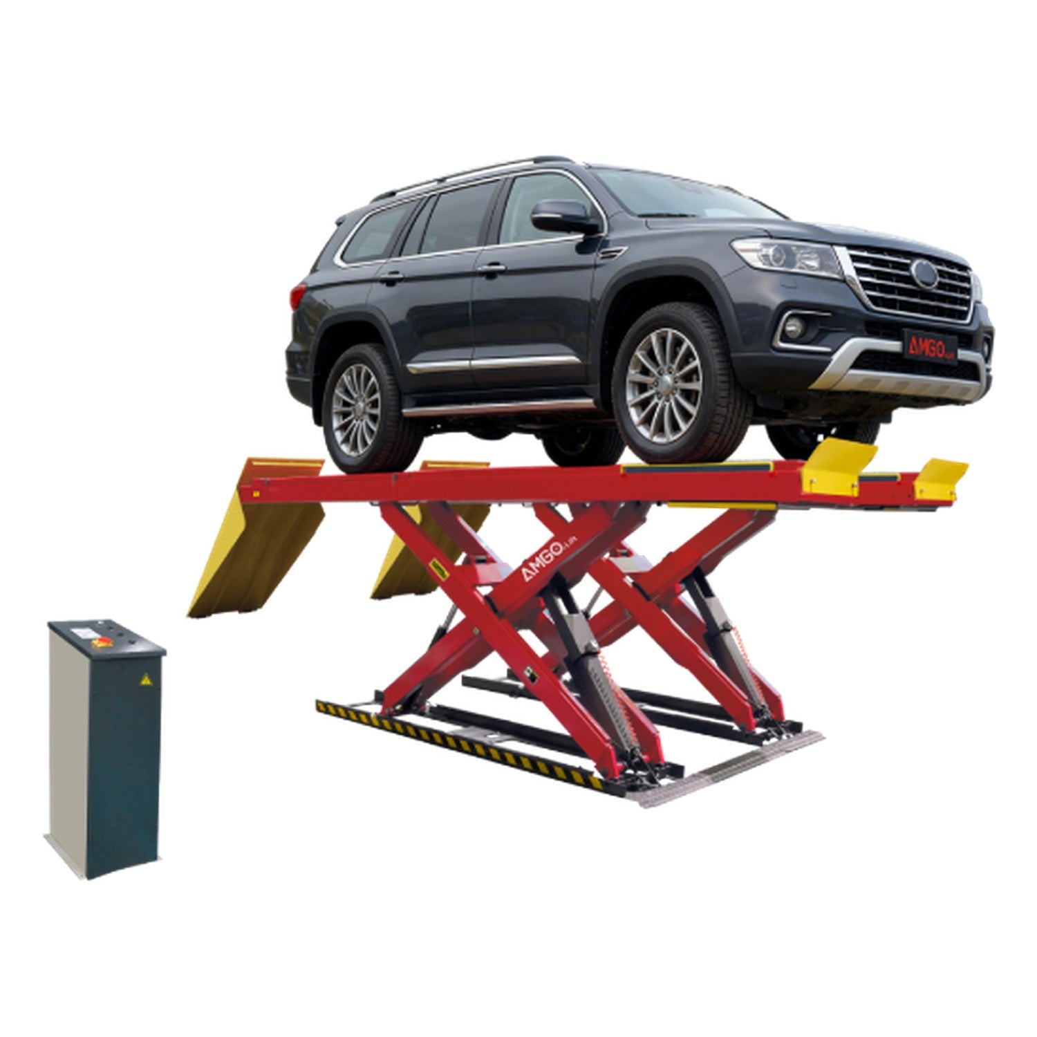 AMGO 16,000 lb Alignment Scissor Lift AX-16A, AlamoEquipment.com