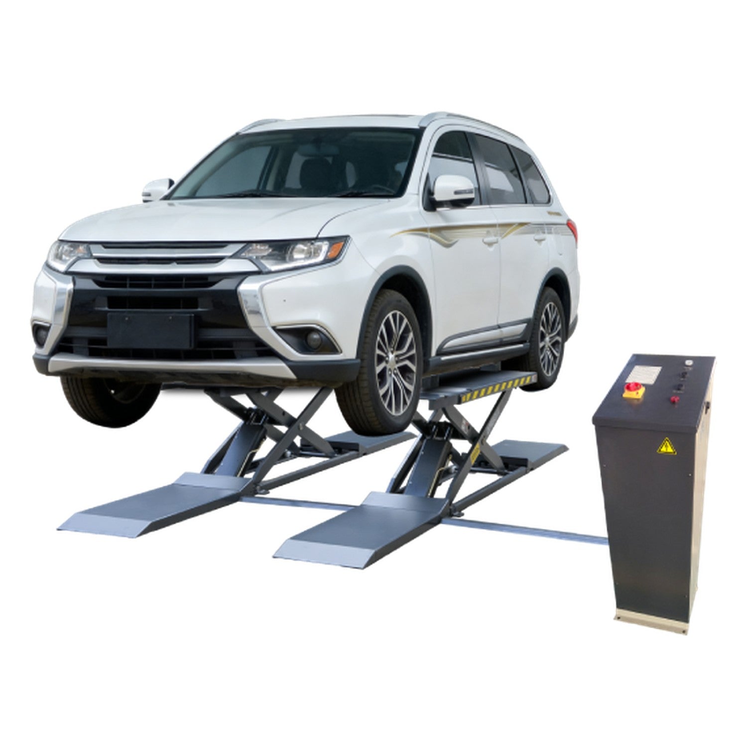 AMGO 9,000 lb Mid-Rise Scissor Lift MRL09, AlamoEquipment.com