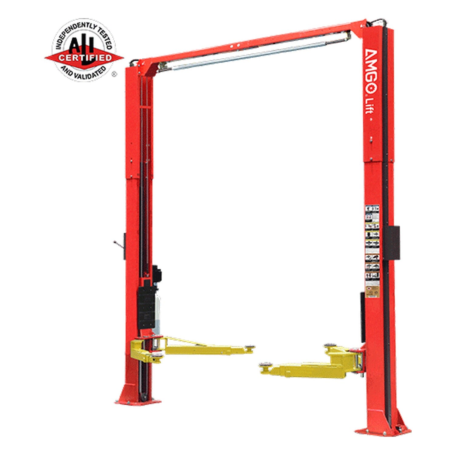 AMGO 10,000 lb Two-Post Lift OH-10, AlamoEquipment.com
