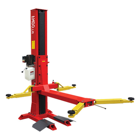 AMGO 7,000 lb Single-Post Scissor Lift SL-7, AlamoEquipment.com