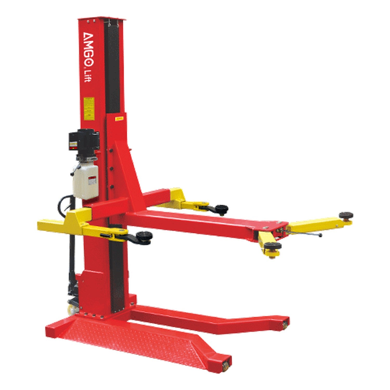 AMGO 7,000 lb Portable Single-Post Lift SML-7, AlamoEquipment.com