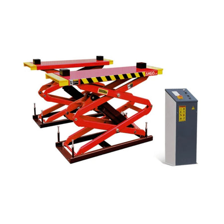 AMGO 9,000 lb Flush-Mount Scissor Lift #XL-9F, AlamoEquipment.com