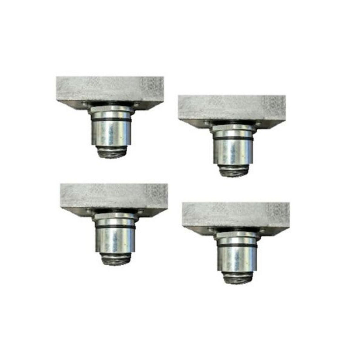 Atlas® Slotted Rubber Adjustable Adapters, Set of 4, 1.5" Peg, AlamoEquipment.com
