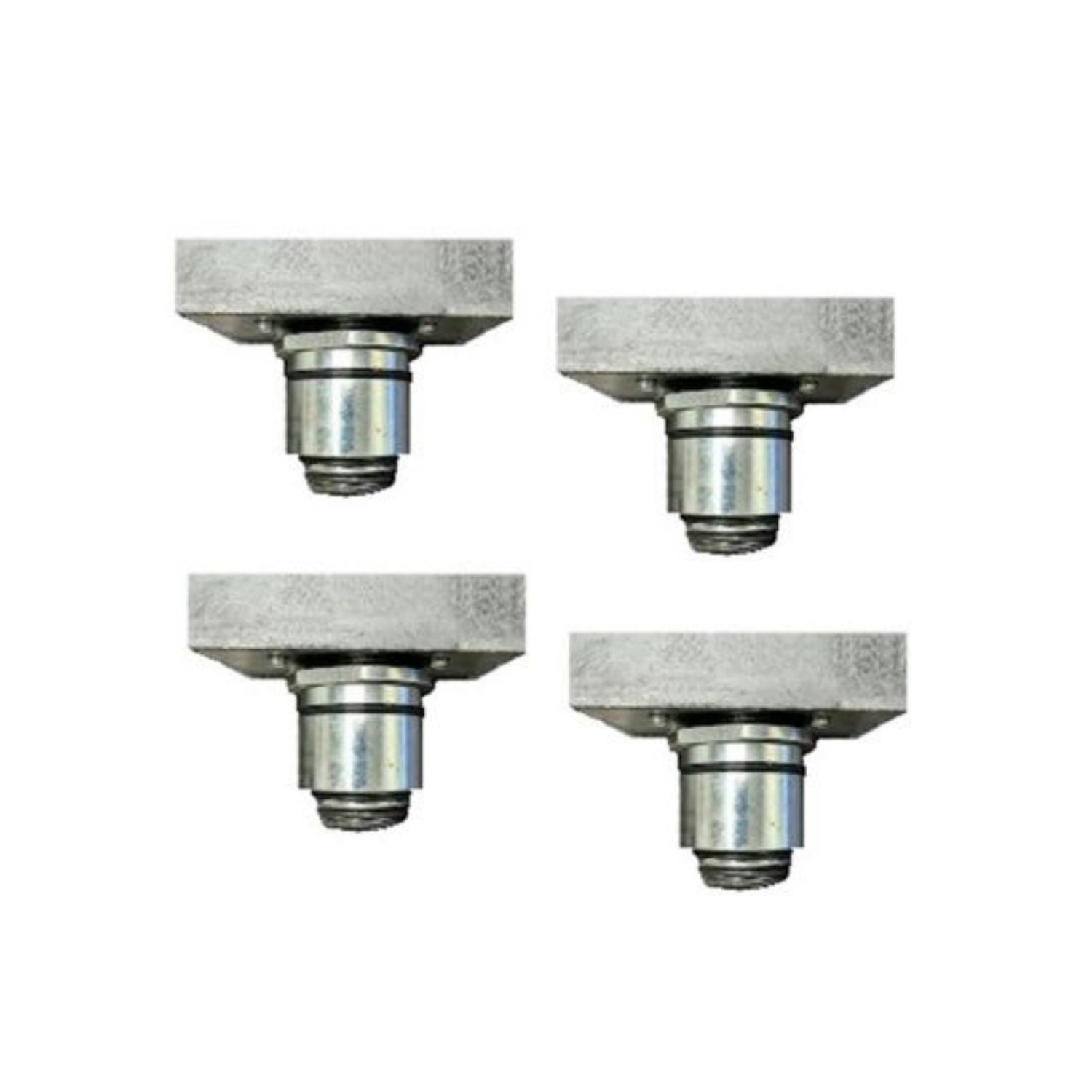 Atlas® Slotted Rubber Adjustable Adapters, Set of 4, 1.5" Peg, AlamoEquipment.com